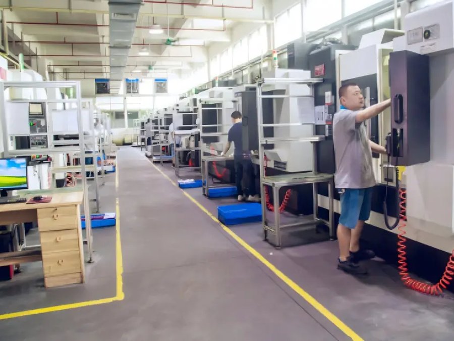 CNC 加工车间，东吉热控
